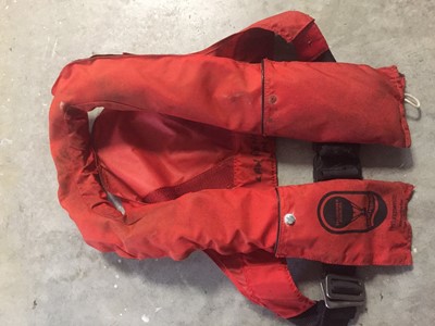 old red lifejacket